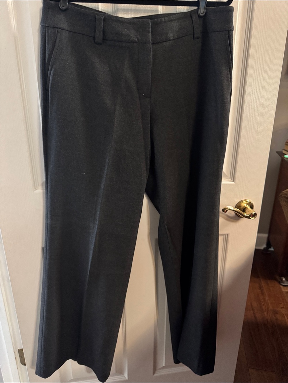 Vintage LOFT dark grey Wide-Leg Dress Trousers